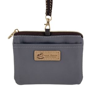 Waterproof Gray Coin Purse & Card Pouch Holder
